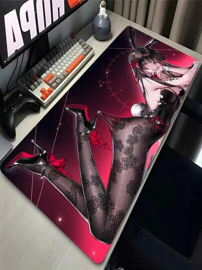 New Role Chisa Mousepad Gaming Wuthering Waves Kawaii Cute Anime Girl Sexy Mouse Pad XXL Computer Non-Slip Rubber Keyboard Mats