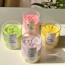 1Pc Coffee Cup Jelly Wax Candle (Lavender/Taro Latte, Mild Scent) Purple Series Candles | Long-Lasting 12-30 Hours Plant-Based Scent | Living Room/Bedroom Relaxation, Candle Stick Holder Fit, Home & Living Decor, Suitable For Valentines/Mother's Day/Fathers Day Gifts/Birthday/Party Gifts, Wedding Accessories/Ornaments, Coffee Lovers' Exclusive Gift, Men/Women Gift Ideas - Nhiều màu-2 - Xem 10