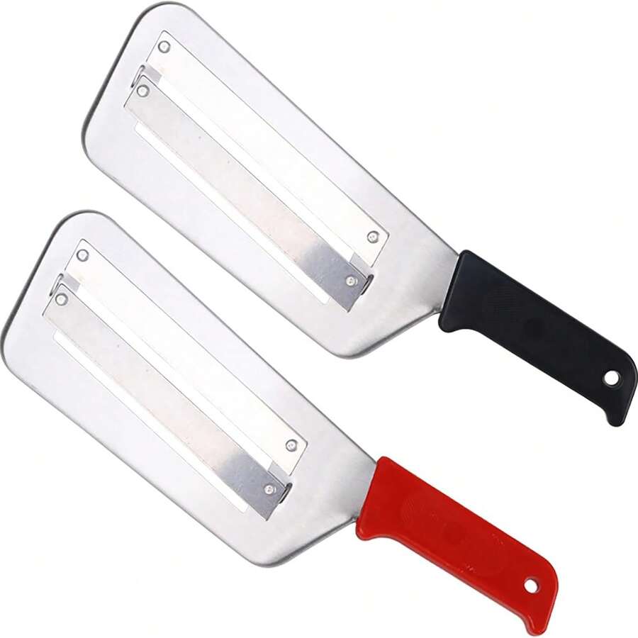 1pc Double-Edged Peeler, Vegetable Cutter, Cabbage Peeler, Kitchen Tool For Slicing Fruits & Vegetables - Multicolor - View 1