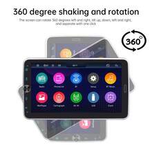 Autoestéreo Universal 1 DIN con Pantalla Táctil Capacitiva de 10.4 Pulgadas con giro de 360° y diseño desmontable, compatibilidad con CarPlay y Android Auto inalámbricos, radio FM/AM/RDS de banda completa, procesamiento de sonido DSP de 16 bandas, conexión Bluetooth, WiFi, entrada de cámara de reversa AHD, puertos USB y Type-C, reproducción multimedia 1080P, control de volante y soporte de múltiples idiomas, instalación universal para la mayoría de vehículos. - A - Ver 3