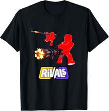 Cartoon Anime Game Robloxs-Shirt Kids Size 140 Mommy And Daughter Matching Outfit Breathable Streetwear Style T-Shirt, Loose Short Sleeves, Crew Neck, A Casual Shirt Suitable For All Seasons, Perfect For Fitness And Leisure Occasions (Machine Washable). - Đen 6 - Xem 16