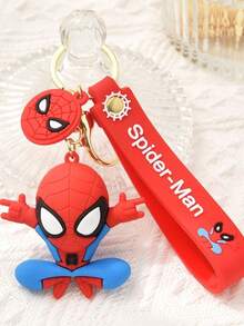Móc khóa hoạt hình dễ thương, Peter Parker, Siêu anh hùng Miles Morales, vòng treo trang trí ba lô, điện thoại, quà tặng (Một số phụ kiện có thể được chọn ngẫu nhiên) (Màu sắc thực tế có thể hơi khác so với hình ảnh) - Nhiều màu - Xem 4
