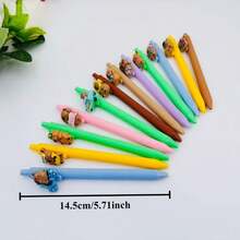 Bộ 5/10 bút bi bấm, họa tiết ô tô, kiểu dáng ngẫu nhiên, mực đen, viết trơn tru, thiết kế tiện dụng, thích hợp làm quà tặng khen thưởng trong lớp học và quà sinh nhật trong các dịp lễ. - Bộ - Xem 4
