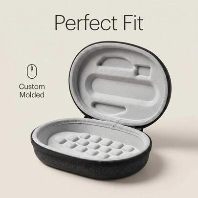 Mouse Carrying Case, Hard Shell Shock-Proof Portable Mouse Protective Sleeve, Anti-Fall Anti-Pressure Storage Box