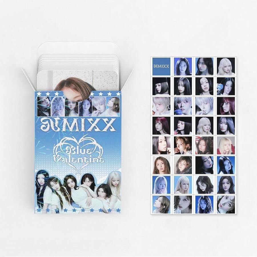 (Nix)全新专辑《Bluevalentine》包含60张照片卡和32张贴纸套装。这些色彩鲜艳、经久耐用的照片卡非常适合用于相册和收藏,也是送给粉丝和朋友的绝佳礼物。 - 彩色 - 查看 1