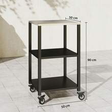 Storage Islands & Carts - Black - View 4