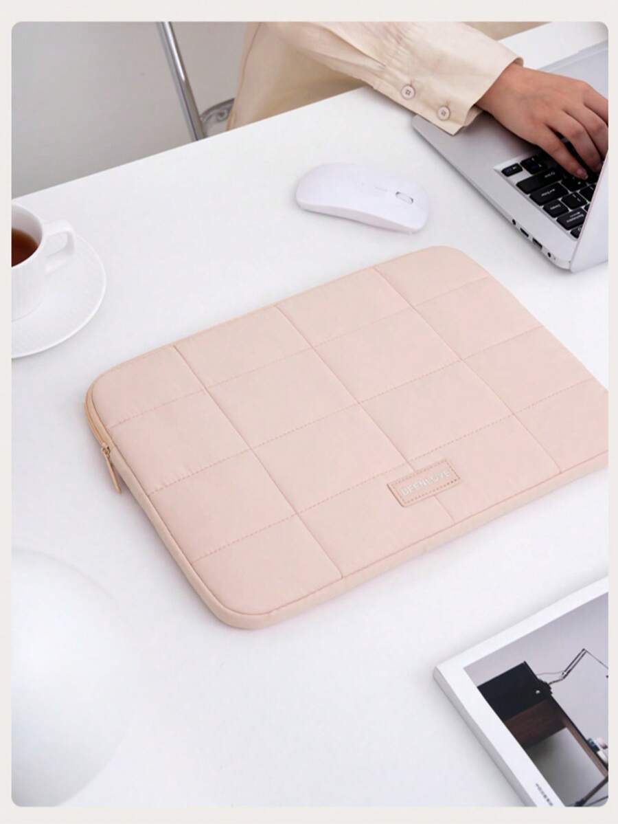 Túi đựng laptop Runhui mới 15.6 inch, túi đựng máy tính 14 inch dành cho công tác, du lịch và máy tính xách tay. - Màu Hồng baby - Xem 1