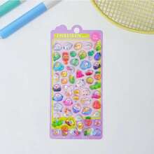 Bộ 2 miếng (kiểu ngẫu nhiên) / 1 miếng dán hoạt hình 3D nổi chất lượng cao thế hệ thứ 2, chắc chắn và dễ thương, thích hợp để tự làm, có thể dùng làm quà tặng nhỏ. - Nhiều màu - Xem 17