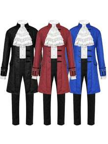 Men Cosplay Clothing - Red - View 3