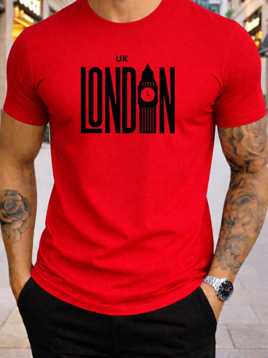 Peruvian Men's T-Shirt TheBOSS Premium Line Exclusive Limited Edition - Red - View 1