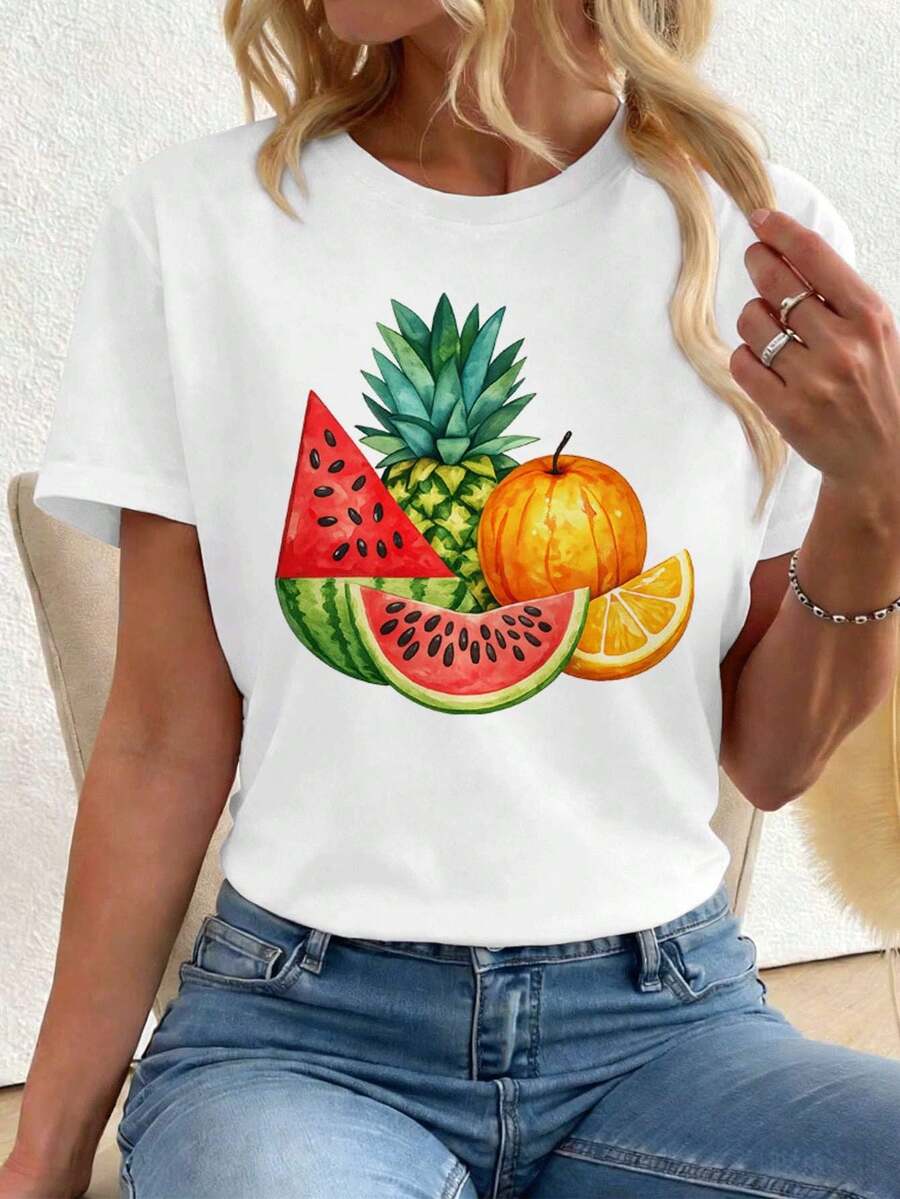 Women T-Shirts - White - View 1
