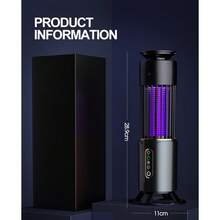 USB供电智能定时驱蚊灯，2/4/6小时定时，紫色灯光吸引蚊子，全覆盖家庭、卧室、客厅、办公室，高效驱蚊 - 彩色 - 查看 11