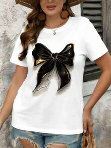 Dam-T-shirts - Vitt - Visa 1