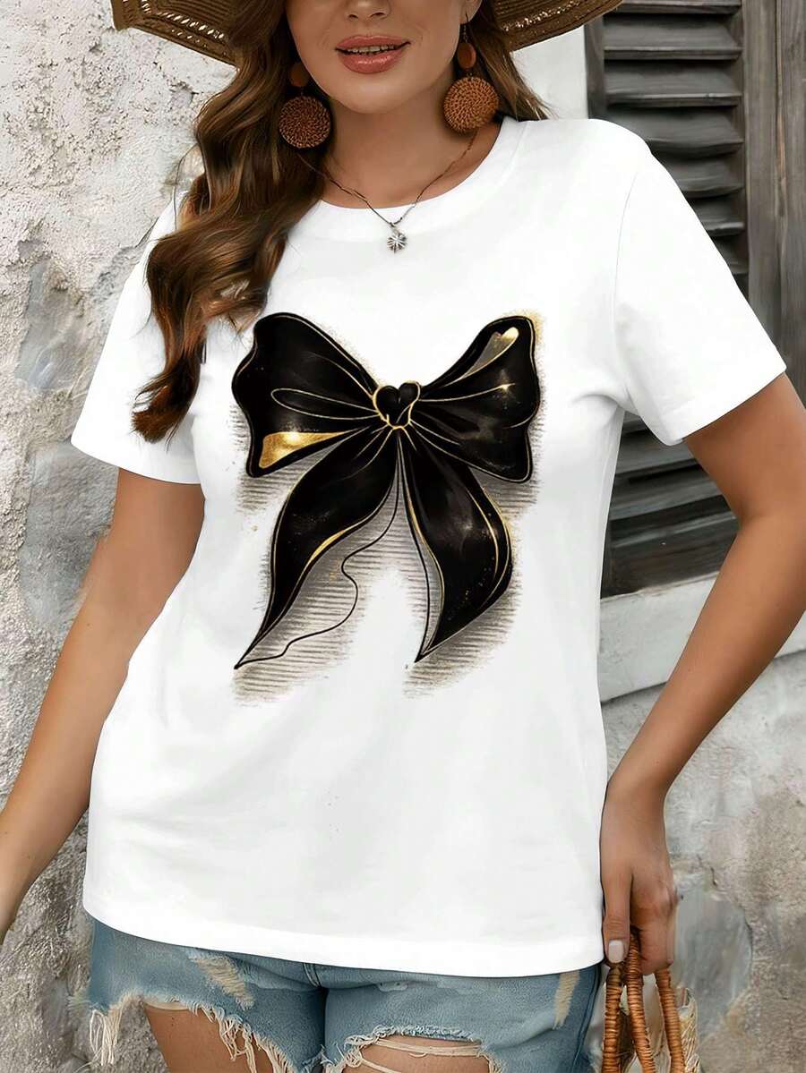 Dam-T-shirts - Vitt - Visa 1