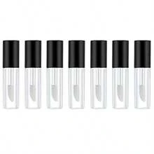 Ống son bóng mini trong suốt 1.2ml, có thể tái sử dụng, đựng son bóng rỗng, chai son môi mini trong suốt dành cho nữ, tự trang điểm (Màu đen) - Nhiều màu - Xem 5