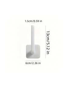 Wall-Mounted Tissue Box, Multi-Function Tissue Dispenser, Tissue Holder For Bathroom, Kitchen, Living Room - Clear - View 6