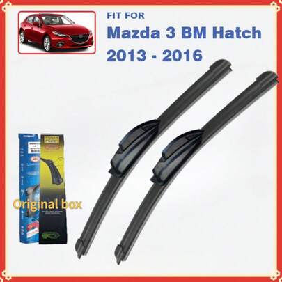 شفرات ممسحة الزجاج الأمامي ل- 3 BM BN Hatch موديل 2013 - 2018 ، قطعتان ، ملحقات فرشاة مطاطية للزجاج الأمامي
