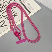 1条全新可调节长款挂绳，卡通吊坠项链手机壳支架，通用斜挎手机挂绳，适合旅行、骑行、运动，男女通用，兼容安卓及大多数智能手机，送给母亲、家人、朋友的生日、节日礼物 - 彩色 - 查看 15