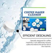 Coffee Machine Cleaning Tablets - Effectively Removes Hidden Mineral Deposits, Quickly Cleans The Water Duct, And Improves Brewing Speed. Strongly Dissolves Stubborn Coffee Oil, Keeps The Coffee Machine Interior Clean, And Extends Its Lifespan. Gentle Formula Won't Damage The Internal Components And Maintains The Equipment's Optimal Performance. Suitable For All Types Of Coffee Machines. - Solid State - View 6