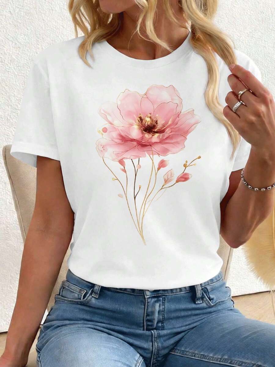 Women T-Shirts - White - View 1