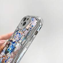 Funda para móvil con un encantador personaje de fantasía, compatible con fundas para iPhone de Apple. Fabricada en TPU, ofrece protección contra golpes y caídas. Un regalo perfecto para amigos y familiares. ¡Disfruta de una combinación de estilo y durabilidad con este original diseño! - Plateado - Ver 6