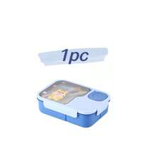 1pc Cartoon Lunch Box With Utensils And Sauce Container, Microwave , Suitable For School, Office, Outdoor - View 14