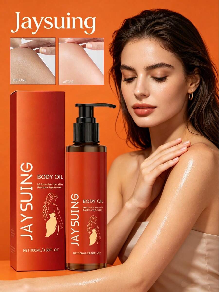 JAYSUING 100ml Magic Moisturize Body Oil - Firming Enhance Skin Elasticity Improve Sagging Skin Deep Moisturizing Relieve Dryness Soothing Care Reduces Redness & Discomfort - Dầu dưỡng thể - Xem 1