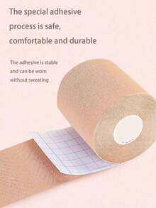 Băng dán nâng ngực tự dính vô hình 5cm*5m dành cho nữ, miếng độn ngực không dây giúp tạo khe ngực. - Màu be - Xem 3