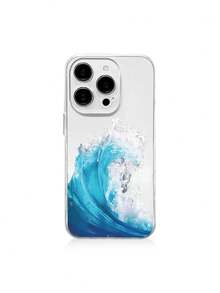 1pc Colorful Semi-Personalized Pattern Full Coverage Transparent TPU Phone Case Compatible With IPhone 11 12 13 14 15 16 Pro Max Xr 7 8 Plus Series - Multicolor - View 6
