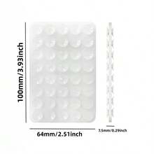 Bộ 2 giá đỡ điện thoại gấp gọn di động + 40 miếng hút chân không silicon hai mặt (bao gồm cả sticker tự dán) - Có thể gập lại + đế hút - Xem 5