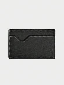 Men's Minimalist Card Holder, Ultra-Thin Creative Credit Card Case, Multi-Card Slot ID Card Wallet, Business Commute Name Card Organizer, Holds 3-5 Cards - Multicolor - View 12