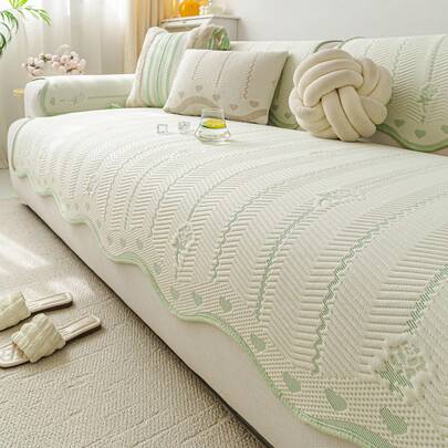 1 chiếc đệm sofa kiểu dáng hiện đại đơn giản, chất liệu lụa băng mát lạnh, chống trượt và chống trầy xước do thú cưng, đệm ngồi đa năng bốn mùa, phù hợp với sofa 1-4 chỗ ngồi, có thể giặt máy, đệm trang trí cho phòng khách và phòng ngủ.