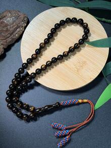 1pc Smooth Glossy 45 Beads Muslim Prayer Beads, Fashionable Dhikr Rosary - Multicolor - View 3
