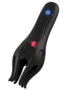 Massageador Estimulador de Glande Masculino com Função de Lambida de Língua, Dispositivo de Treinamento Masculino, Brinquedo Adulto, Dispositivo de Prazer, Toque Realista, Brinquedo de Privacidade - Tamanho Único - Visão 2