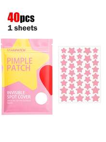 960/480/240/40pcs Cute Star-Shaped Mask Stickers - Decorative Stickers, Cosmetic And Decorative Accessories, Suitable For Party, Party Face Decoration Stickers, Holiday Party Decoration Stickers, For Decorative Use Only. - Pink - View 7