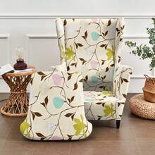 Bộ 2 món bọc ghế in hình hổ co giãn đa năng (1 bọc ghế sofa + 1 bọc đệm ghế) - Hoa nhảy múa nhàn nhã - Xem 7