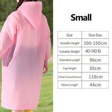 Nueva chaqueta de lluvia portátil, transpirable y duradera, con botones frontales y Body completo impermeable para senderismo y viajes - Multicolor - Ver 12