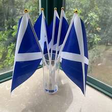 A Set Of United Kingdom, Great Britain And Northern Ireland Handheld Flags, A Set United Kingdom/England/Scotland/Wales/Northern Ireland Handheld Flags, Made Of Polyester, Perfect For Party And Festival Celebrations - A - View 9