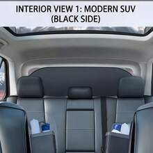 Thickened Car Rear Window Sun Shade, Heat Insulation And Cooling, Suitable For Most Sedans & SUVs, Foldable And Portable Design, Universal Fit - Multicolor - View 5