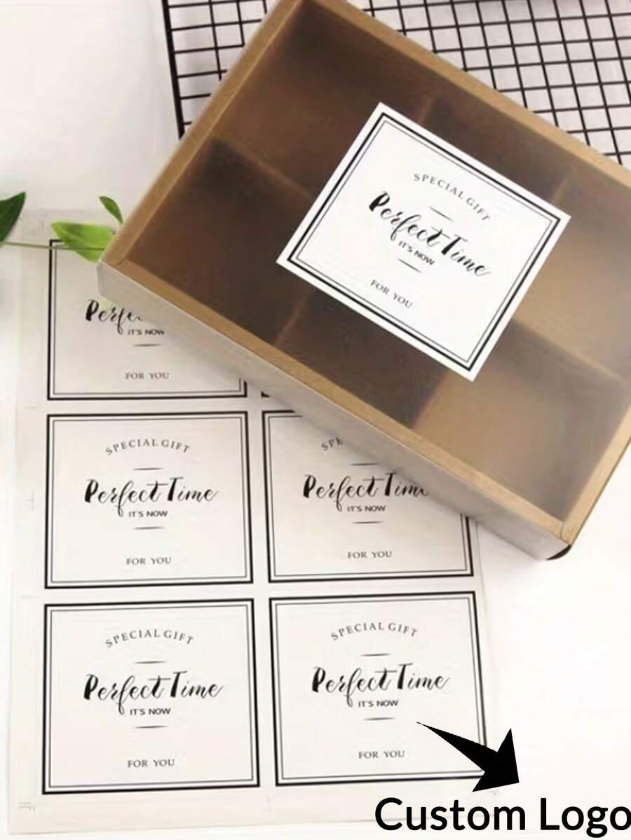 Nhãn dán vuông 2 inch tùy chỉnh và nhãn dán niêm phong túi có logo tùy chỉnh, nhãn dán sinh nhật, nhãn dán rửa tội, thiết kế nhãn dán của riêng bạn, nhãn dán cá nhân hóa, nhãn dán logo tùy chỉnh cho doanh nghiệp. - trắng - Xem 1