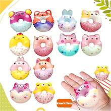 6/12/23pcs Squishy Donut Shaped Toys - Slow Toys - Colorful And Fun Easter Party Favors, Goodie Bag & Pinata Stuffers, Classroom Prizes, Halloween And Party Favors - Random Color - 6pcs - 查看 5