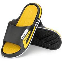 RAINSMORE Sandalias hombre playa,Chanclas hombre,Sandalias de mujer baño,Flip flops hombre,Antideslizantes,Negro,Blanco - Negro - Ver 7