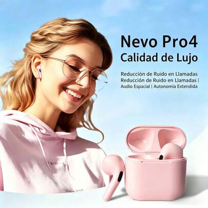Nuevos auriculares verdaderamente inalámbricos 2026 (Pro3), auriculares Bluetooth in-ear.Colores: blanco, rosa, azul marino, negro.Auriculares inalámbricos con excelente calidad de sonido y altísima relación calidad-precio.Cuenta con cancelación de ruido ENC, modo transparente, audio espacial personalizado TWS y doble micrófono de cristal para llamadas nítidas.Ideal para deporte, negocios y viajes.Perfectos como regalo.Auriculares inalámbricos de gama alta con versión Bluetooth 6.0.