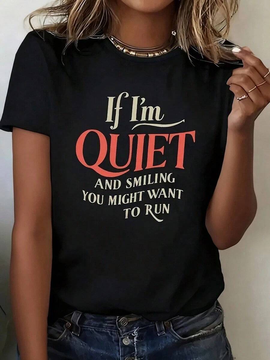 Women T-Shirts - Black - View 1