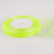 1.2cm Snow Gauze Ribbon For Bouquet Binding, Baking Cake Gift Wrapping, Hair Braiding, Hair Tie, DIY Accessories - 1.2 cm Snowflake Ribbon - View 20