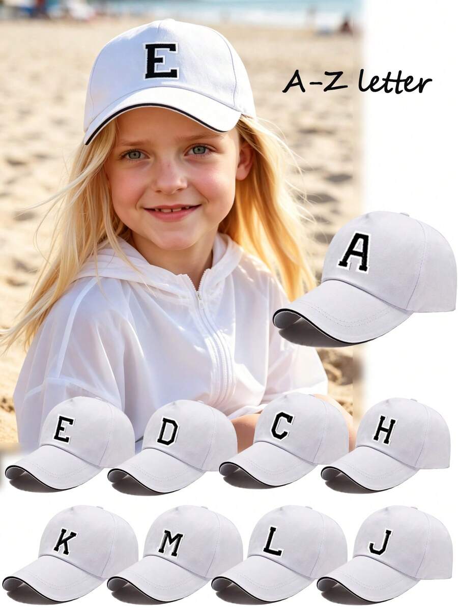 1PC Kids Sandwich Baseball Cap With 26 A-Z Letters Children Adjustable ...