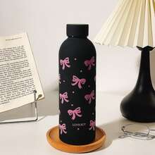 1 pieza - Taza de boca pequeña de alta calidad de 500ml/16.9oz, diseño de color minimalista, diseño de patrones creativos, vaso aislado de acero inoxidable de moda, botella de agua para exteriores, adecuado para fitness, viajes y una opción de regalo ideal - Ver 8