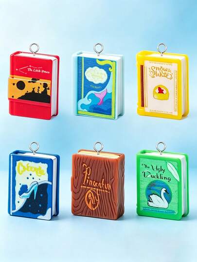 20 chiếc mặt dây chuyền hình sách bằng nhựa, phụ kiện trang sức tự làm và đồ thủ công mỹ nghệ, vật liệu làm trang sức, thích hợp làm phụ kiện móc khóa, phụ kiện túi xách, vòng cổ, bông tai, kiểu dáng ngẫu nhiên.