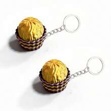 1PC Cute Realistic Lifelike 3D Printed Chocolate Figurine Clicker Fidget Toy Stress Anxiety Relief Keychain Backpack Charm Dollhouse Miniature Decor Supermarket Convenience Store Display Prop DIY Craft Accessory Desktop Ornament - Multicolor - View 14