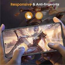 Bộ 3 miếng dán bảo vệ màn hình, phù hợp với Galaxy A14 5G/A15/A23/A34/A35/A54/S23 FE/A55/S24 FE. Dễ dàng lắp đặt, độ phân giải cao, kính cường lực chống nhìn trộm, không bọt khí, miếng dán bảo vệ màn hình riêng tư, chống bám vân tay, quà tặng sinh nhật cho gia đình và bạn bè để ngăn chặn việc nghe lén, miếng dán bảo vệ đa năng cho tất cả điện thoại [Độ cứng 9H] - màu đen - Xem 7